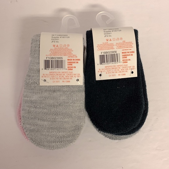Joe Fresh Baby Mittens 4 pairs - Picture 2 of 3